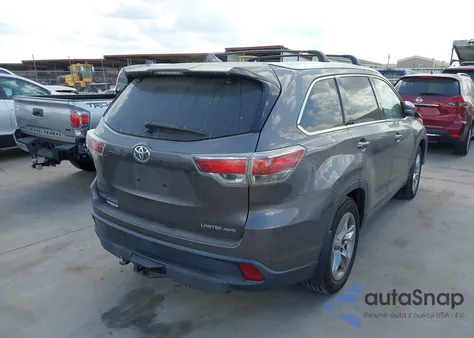 2015 Toyota Highlander Limited V6 из США, поврежденный, VIN 5TDDKRFH2FS087726